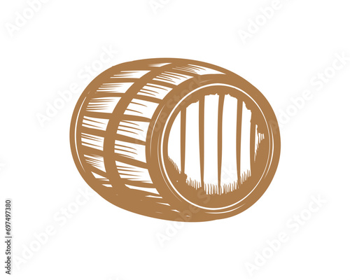 wine beer barrel icon
