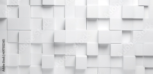 White background with raised squares in 3D style. generative AI © original logo