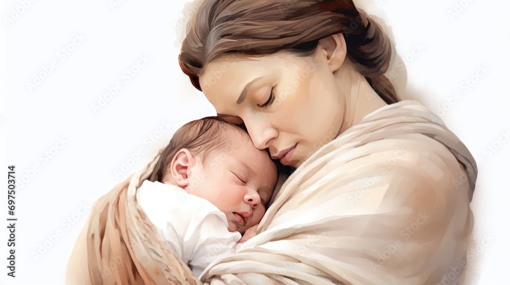 tender bond between a mother and her little one tender bond between a mother and her little one