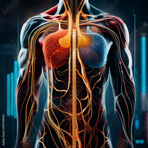 human body, disease progression using abstract representations of data, graphs, and symbolic elements, human anatomy