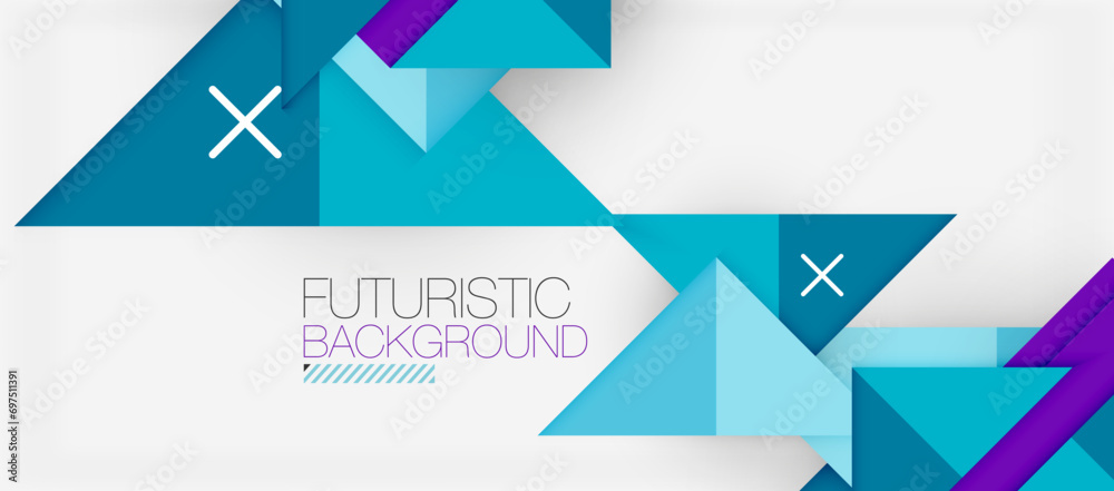 Triangle Vector Background Illustration For Wallpaper, Banner, Background, Card, Book Illustration, landing page
