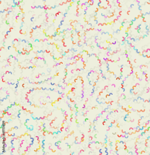 background with confetti digital multicolor seamless pattern background