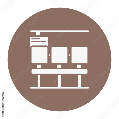Airport Waiting Room Icon
