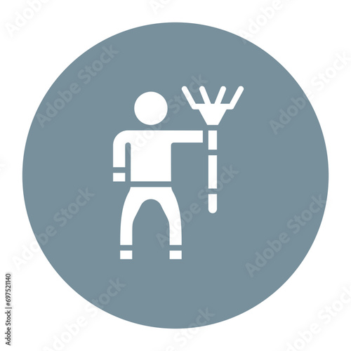 Cleaning Man Icon