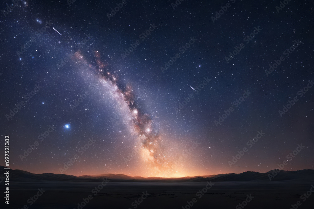 Milky Way, Galactic Marvel, Night Sky Wonder