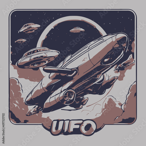 Ufo Logo EPS Format Very Cool Design