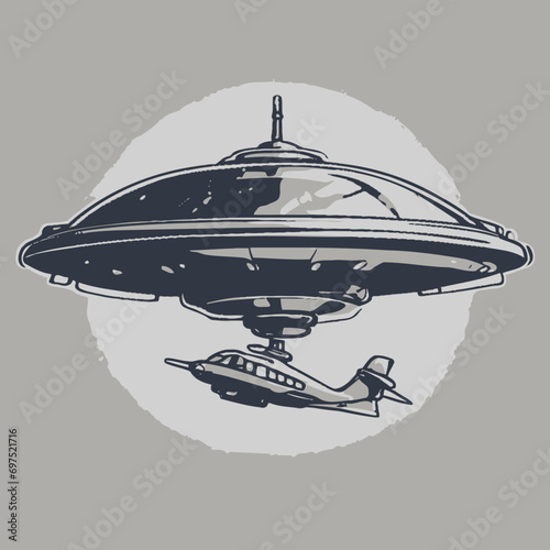 Ufo Logo EPS Format Very Cool Design