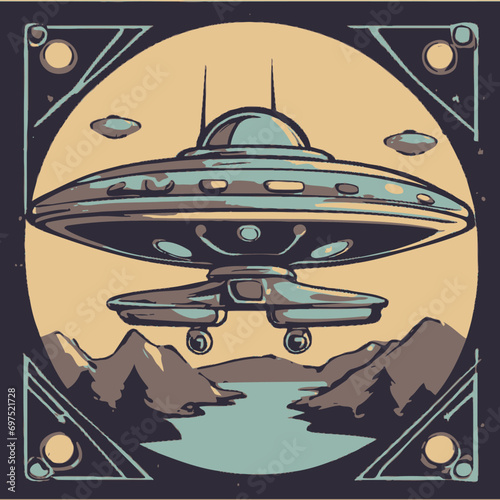Ufo Logo EPS Format Very Cool Design
