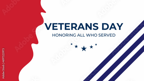 Thank you Veterans, Honoring all who served, vector, printable, Veterans day thank you, cards, social media post, header, thank you Veterans text, Veteran's day poster for banner, vintage, flyer,