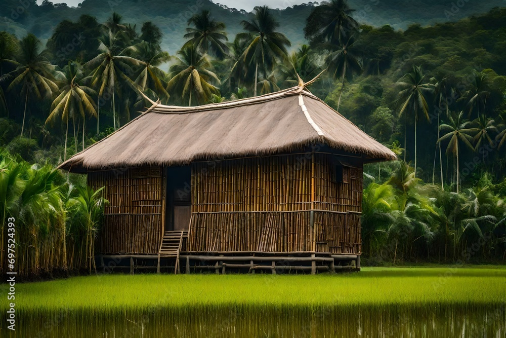 hut in the jungle