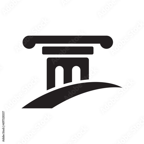 Column Logo Template Vector