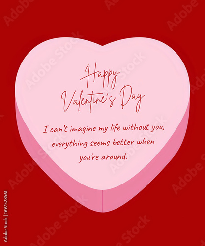Dark red and purple Valentine's day background