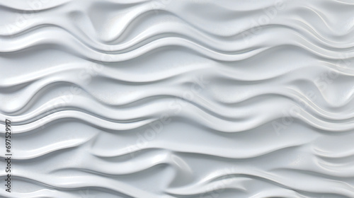 Rippling Wave  A Creative Abstraction of Textured Patterns in Modern White and Grey