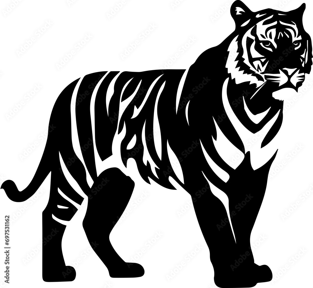 Indochinese tiger Flat Icon Indochinese tiger Flat Icon