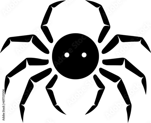 Jumping spider Flat Icon