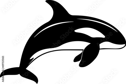 Killer whale Flat Icon