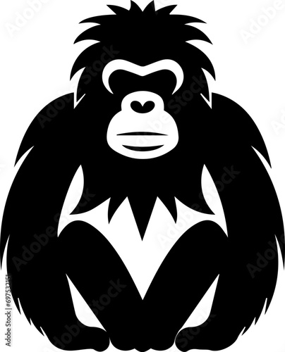 Orangutan Flat Icon