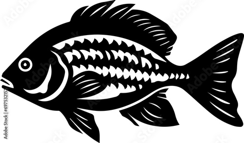 Oscar fish Flat Icon