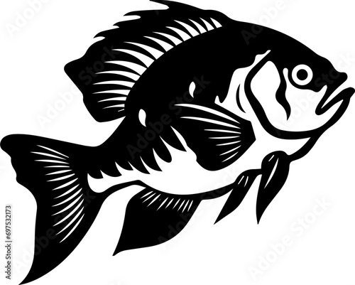 Oscar fish Flat Icon