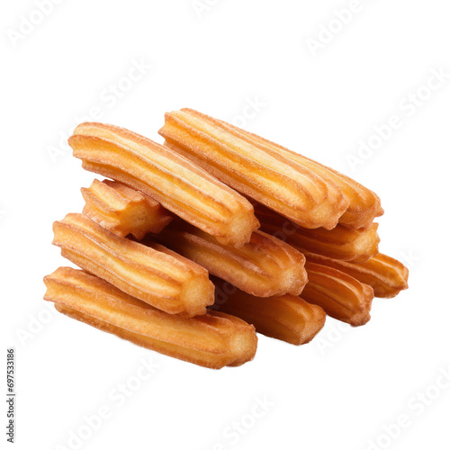 churros isolated on white or transparent background