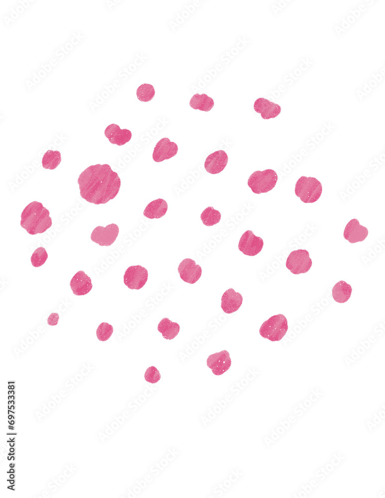hearts abstract pink color background 