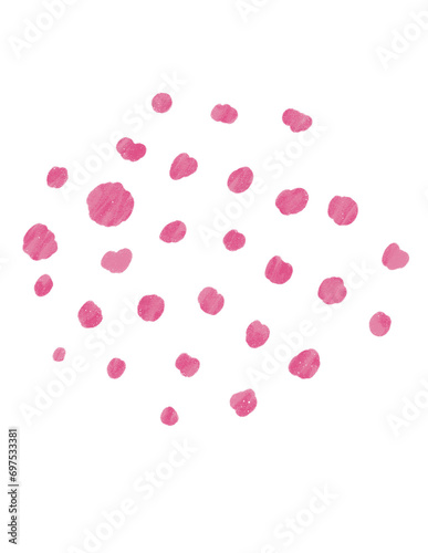 hearts abstract pink color background 