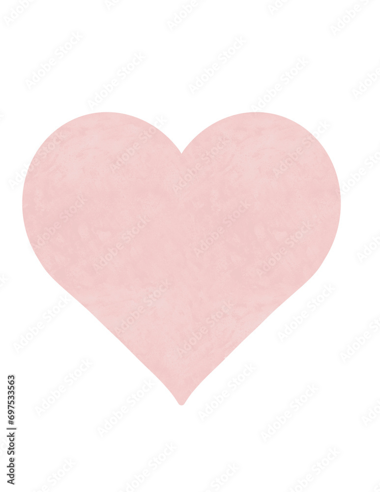 pink paper heart