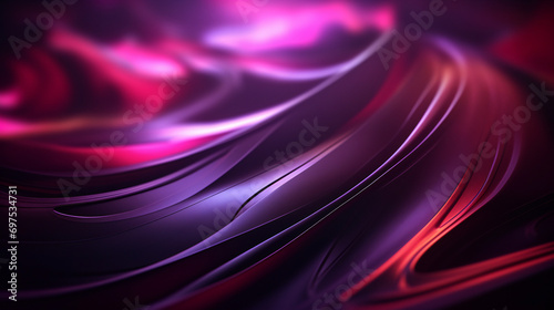 Wallpaper Mural Neon Dreams: Abstract Digital Art in Vibrant Blues, Pinks, and Purples with Futuristic Flair Torontodigital.ca