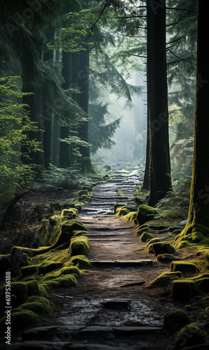 footpath in the forest