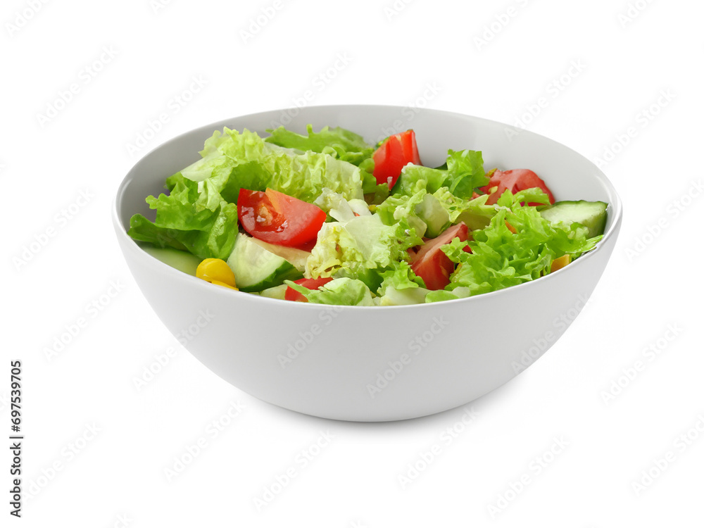 fresh salad with tomatoes