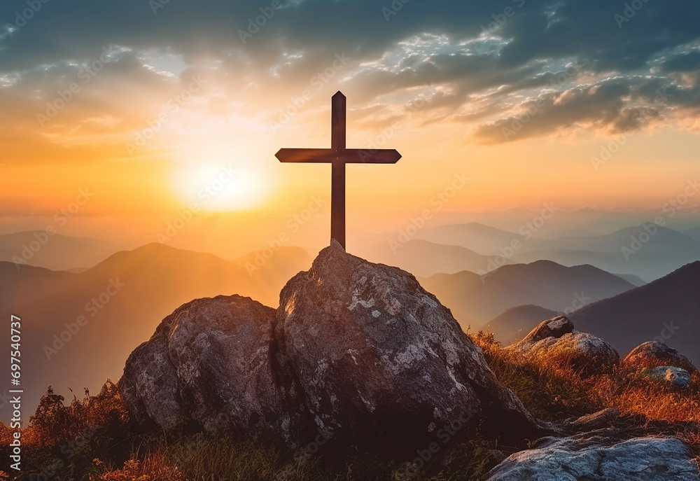 Lent season cross background Lent season cross background