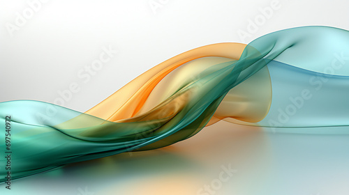 Abstract Wave Design: Bright Graphic Motion with Futuristic Patterns for Digital Business © Jahid
