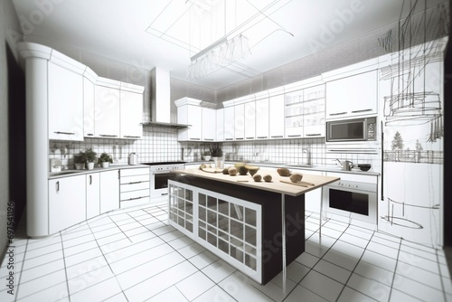 kitchen planning. Generative AI