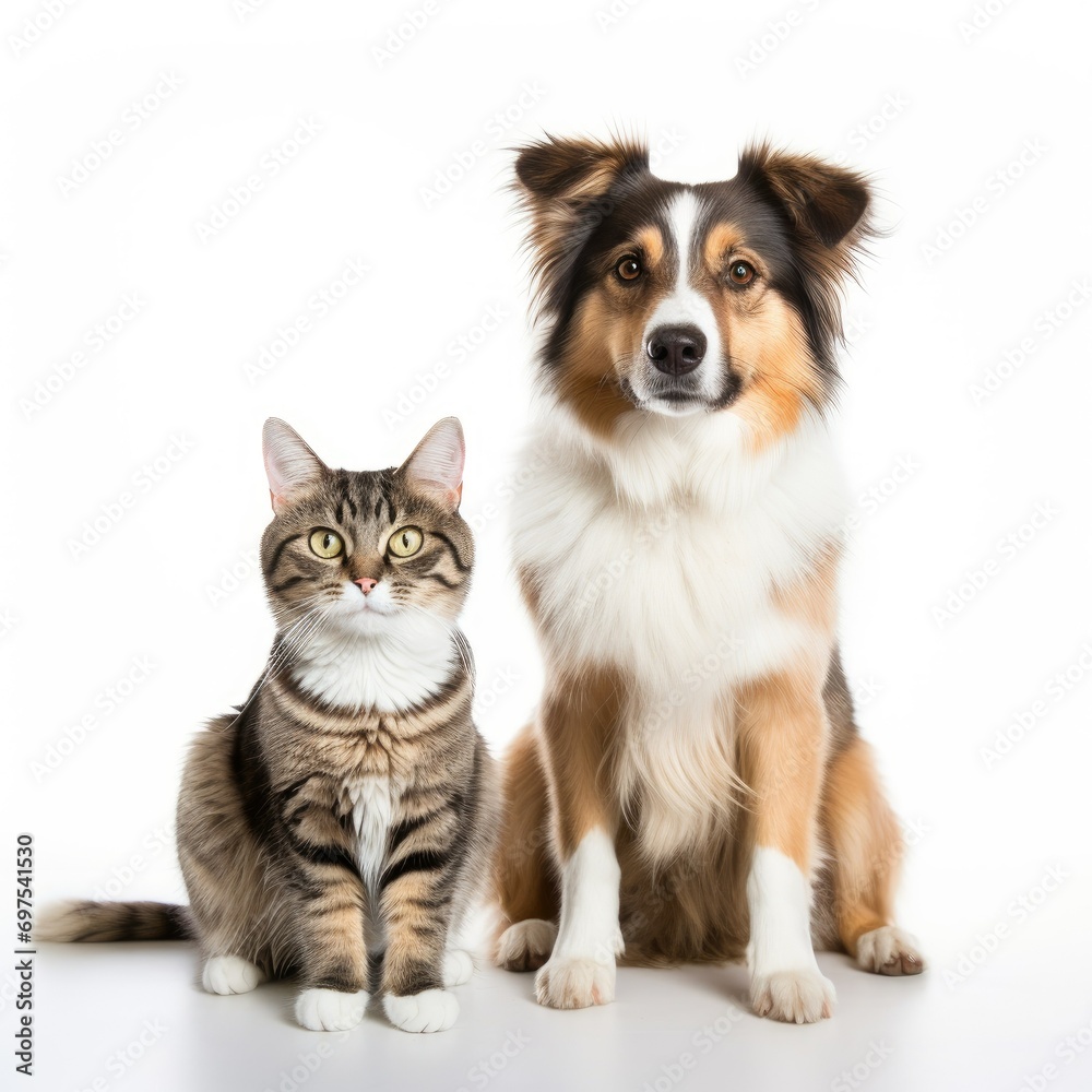 cat and puppy