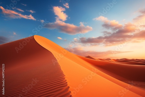 sand dunes in the desert