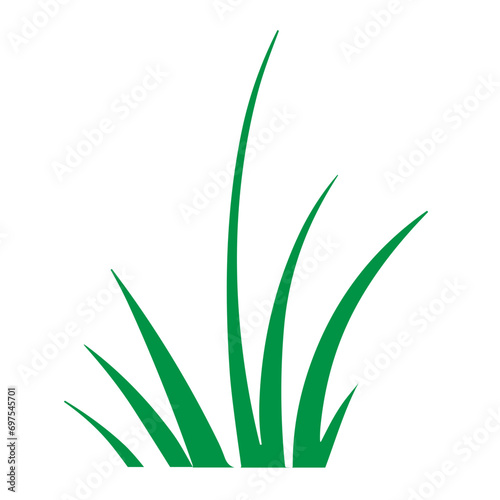 grass vector flat design