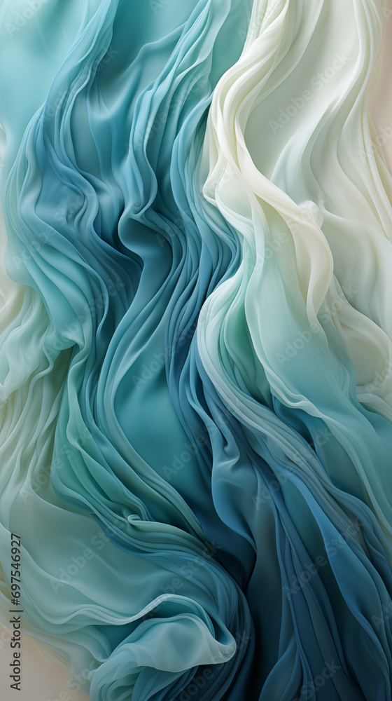 Obraz premium blue silk background