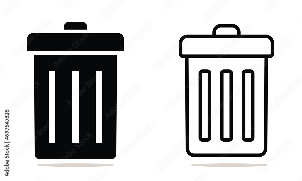 trush line icon, Trush can icon, Trush can icon designed in line style, Trush icon vector illustration design trush line icon, Trush can icon, Trush can icon designed in line style, Trush icon vector illustration design