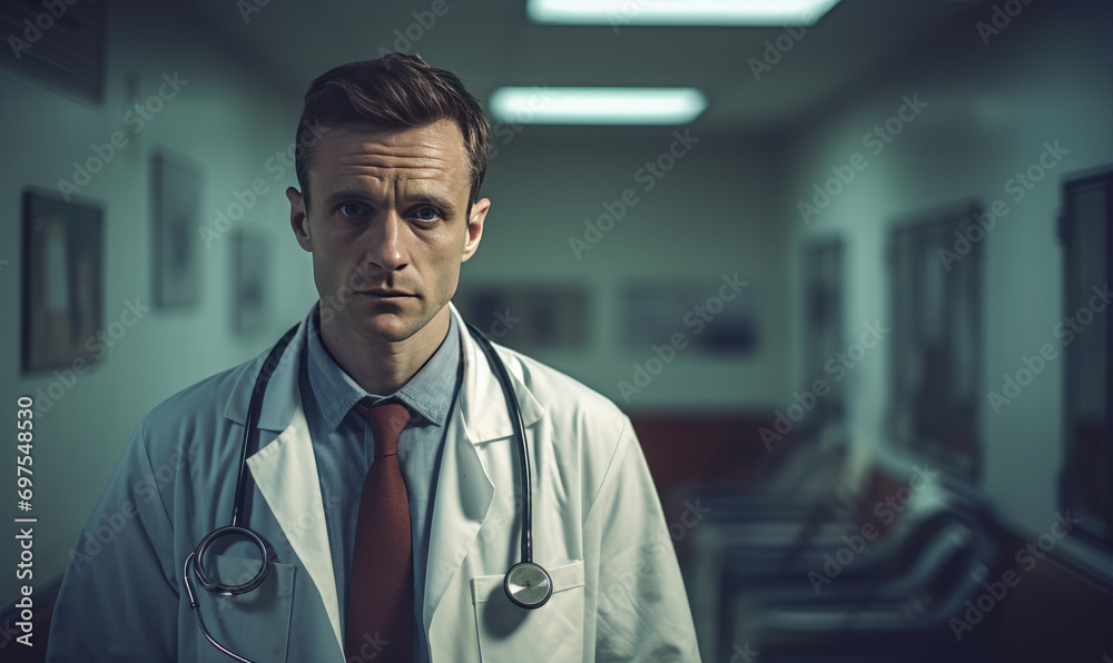 A portrait of a confident male doctor A portrait of a confident male doctor