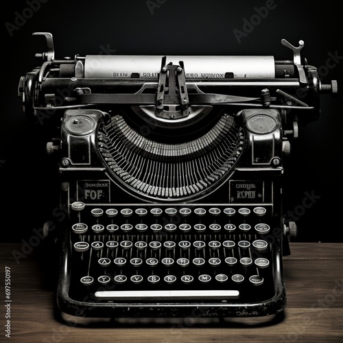 old typewriter with paper © Zain