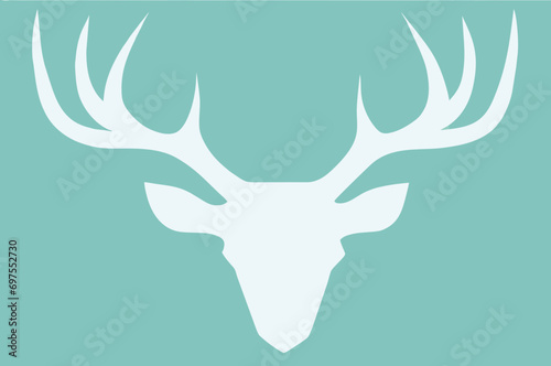 deer head creative logo design