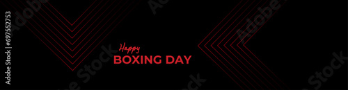Boxing day vector illustration. Website header or banner design. suit for greeting card, ad, promotion, poster, flier, blog, article, social media, marketing, Boxing Day sale, banner, Website, header