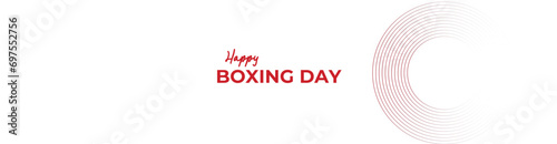 Boxing day vector illustration. Website header or banner design. suit for greeting card, ad, promotion, poster, flier, blog, article, social media, marketing, Boxing Day sale, banner, Website, header