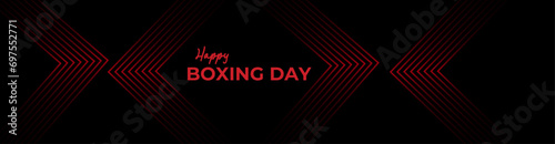 Boxing day vector illustration. Website header or banner design. suit for greeting card, ad, promotion, poster, flier, blog, article, social media, marketing, Boxing Day sale, banner, Website, header