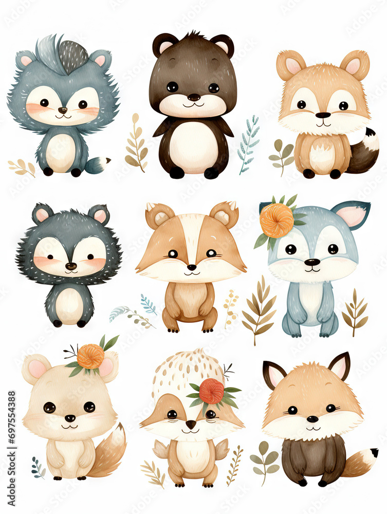 Boho animals Boho animals