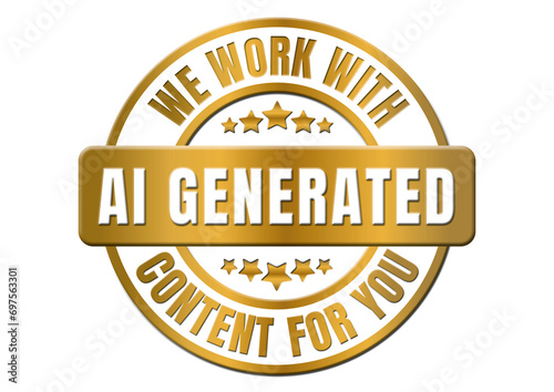Sticker AI Artificial Intelligence - we work with AI generated content for you