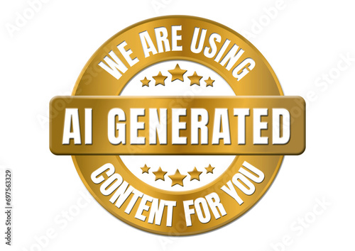 Sticker AI Artificial Intelligence - we are using AI generated content for you 