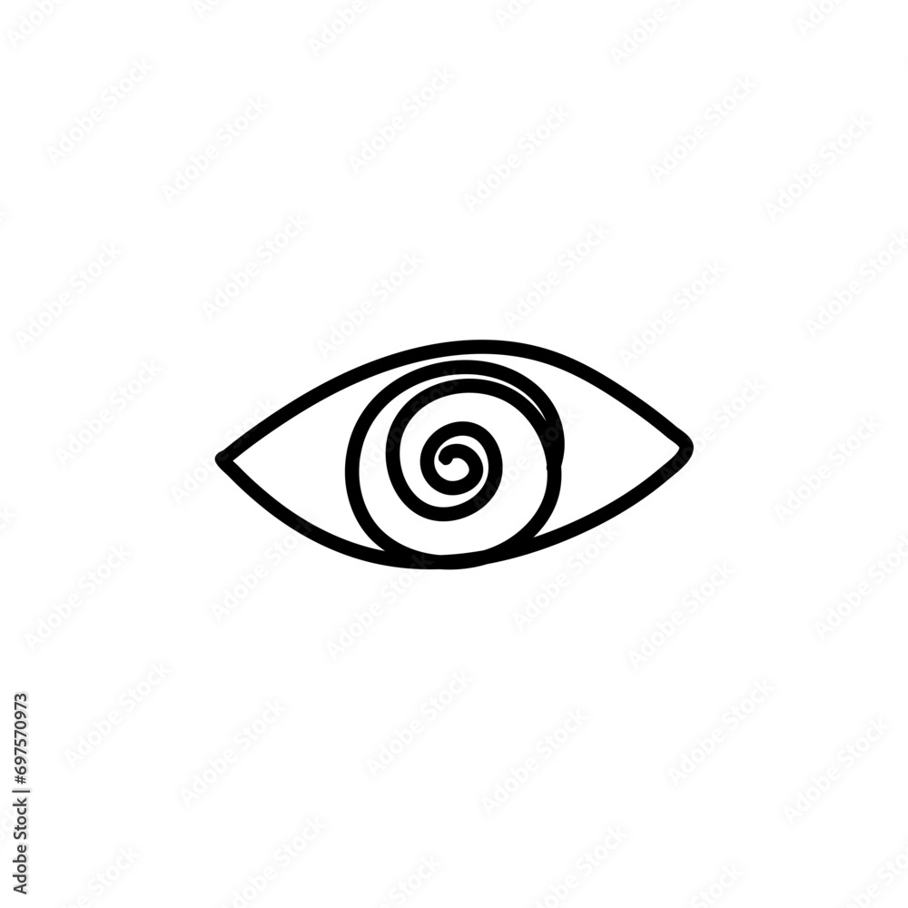 Outline eyes icon Outline eyes icon