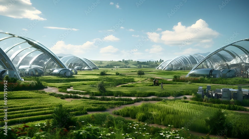 Fototapeta premium futuristic field
