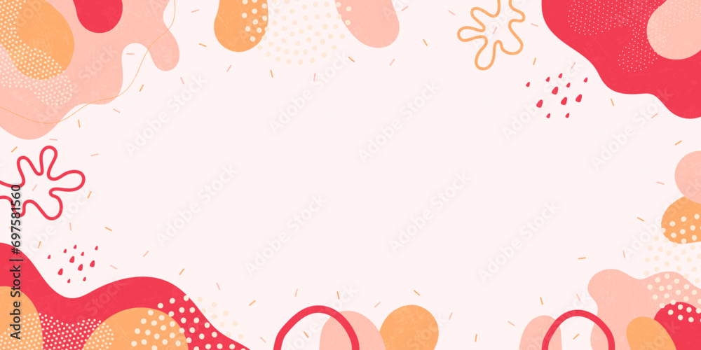 Pattern background. Background with abstract shapes and dots. Pattern background. Background with abstract shapes and dots.